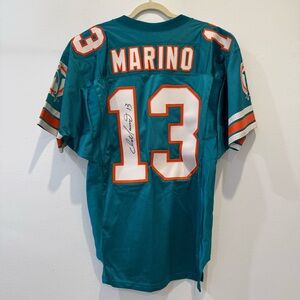 Signed Dan Marino Miami Dolphins Jersey